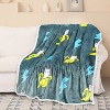 Catalonia Funny Printed Fleece Throw Blanket Couch for Dorm Decor, Soft Fuzzy Cozy Fluffy Blanket for Women Men Teen Kid Blanket Holiday Plush Throw - 4 of 4