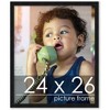 PosterPalooza | Classic Modern Black Picture Frame - UV Acrylic, Foam Board Backing, Hanging Hardware - 2 of 4