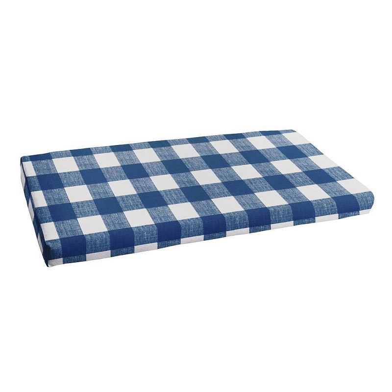 19&#34; x 60&#34; Anderson Indoor Outdoor Bench Cushion Bristol Zaffre Blue - Sorra Home, 1 of 7