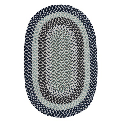 Colonial Mills Mendi - Blue 42 In x66 In Oval Rug Indoor/Outdoor 100% Polypropylene