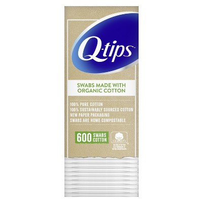 Q-tips Organic Swab, 600 Count