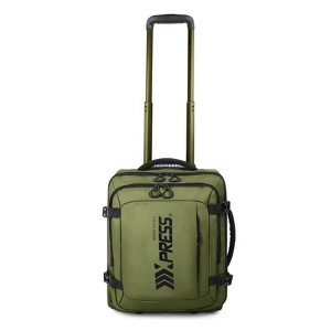 New York Xpress TA-069 Underseat Carry on Luggage Airplane Approved,Water Repellent, 17" - 1 of 4