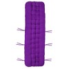 NewHome"71x22 Inch Chaise Lounger Cushion for Recliners, Rocking Chairs, Deck & Sofa Mats, Outdoor Comfort"BlackRedCoffeeGrey&Purple - 2 of 4