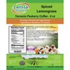 Larissa Veronica Spiced Lemongrass Tanzania Peaberry Coffee (Gourmet, Naturally Flavored, Whole Coffee Beans) (8 oz, ZIN: 560725) - 2 of 4