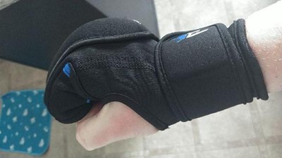 Meister Neoprene Weighted Gloves Pair - 1lbs Black/blue : Target