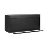 Kate & Laurel All Things Decor 30"x10"x14" Furrow Short Wall Cabinet Black - 3 of 4