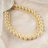 SOHI Women's Ivory White The Jackie Multi-Layer Necklace - 3 of 4