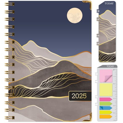 Global Printed Products Hardcover CY 2025 Fashion Planner - 5.5"x8" (Golden Desert)