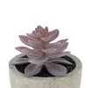 Unique Bargains Artificial Plants Plastic Pink 2.36"x2.36"x2.76" 1 Pcs - 4 of 4