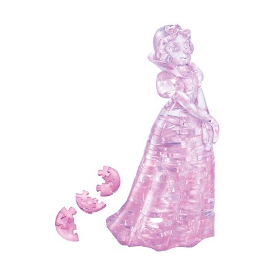 Disney Pink 3D Crystal Puzzle of Snow White, 40 Pieces