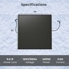 Costway 1/2/3 PCS 30" x 30" Heated Snow Melting Mat with 3 in/h Speed Non-Slip Rubber Walkway - 3 of 4