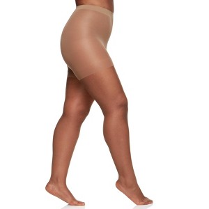 Berkshire Queen Ultra Sheer Control Top Pantyhose with Sandalfoot Toe - 4411 - 1 of 1