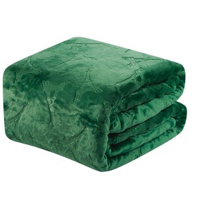 Luxurious and Plush Eiffel Tower Jacquard Bed Cover - 1 of 4