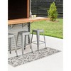 Unique Loom    Outdoor Botanical Victorian Area Rug - 3 of 4