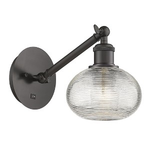 Ithaca - 1 Light Arm Adjusts Up and Down Wall Sconce In Industrial Style-7 Inches Tall and 6 Inches Wide - 1 of 1