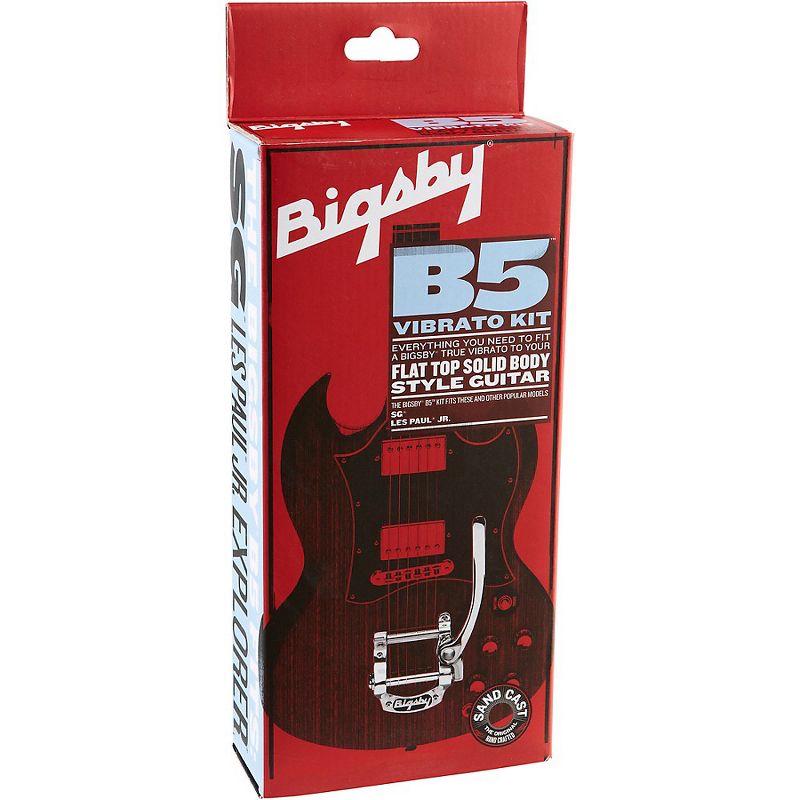 Bigsby B5 Vibrato Kit - Flat Top Solid-Body Guitars Chrome, 2 of 4