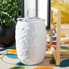 Panthea 18" Garden Stool - Indoor/Outdoor - ACS5206 - White - Safavieh - 2 of 4
