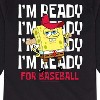 Boys' - SpongeBob SquarePants - Ready For Baseball Long Sleeve Graphic T-Shirt - 2 of 4