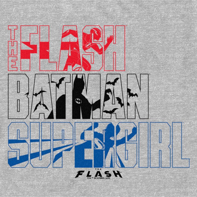 Men's The Flash Superheroes Silhouettes T-Shirt, 2 of 6