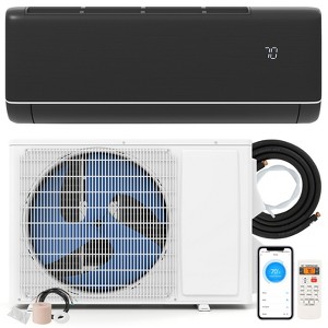 Tangkula 9100 BTU Mini Split AC 20.5 SEER2 Air Conditioner w/ Inverter & Heat Pump - 1 of 4