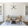 Elegant Lighting Armin 6 lights pendant in black with brass - 2 of 4