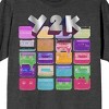 2K Tech Y2K Cassette Tapes Crew Neck Short Sleeve Charcoal Heather Men's T-shirt - 2 of 3