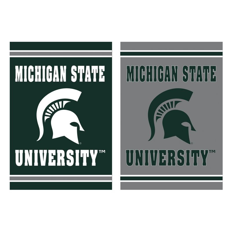 Embossed Suede Flag, GDN Size, Michigan State University, 1 of 2