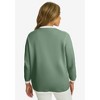 Jessica London Women's Plus Size Tipped Boxy Cardigan - 3 of 4