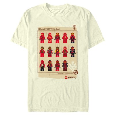 satellit Opera vejkryds Men's Lego®: Ninjago Master Of Fire Evolution T-shirt : Target