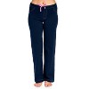 Casual Nights Women's 100% Cotton Contrast Stitch Pajama Sleep Pants - 2 of 4