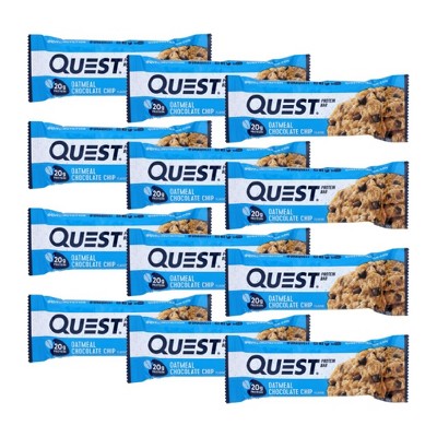 Quest Oatmeal Chocolate Chip Bar - 12 bars, 2.12 oz