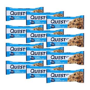 Quest Oatmeal Chocolate Chip Bar - Case of 12/2.12 oz
