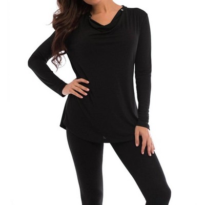 Women's Wrinkle Free Drop Neck Blouse - ANGEL