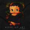 Betty Boop Modern Art Mona Lisa Womens Graphic T Shirt Tees Brisco Brands - 2 of 4