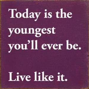 Slickblue Inspirational Wood Wall Sign – “Live Like It” Quote – Rustic 7x7 Motivational Decor, Color Options - 1 of 3