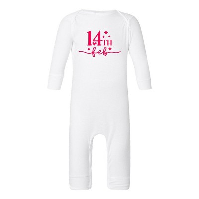 The Juniper Shop 14th Feb Stars Puff Print Baby Romper