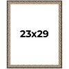 PosterPalooza | Ornate Silver Picture Frame - UV Acrylic, Foam Board Backing, Hanging Hardware - 2 of 4