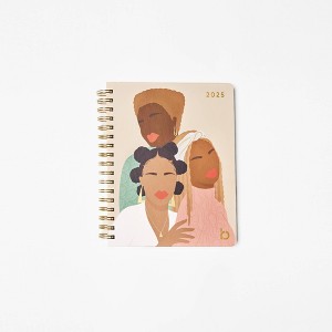 Be Rooted 2025 Weekly/Monthly Planner 9"x7" New Beginnings: Adult Agenda, Spiral Binding, Peach Orange - 1 of 4