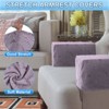 Unique Bargains Non-Slip Soft Stretch Leaf Pattern Armchair Slipcovers - 3 of 4