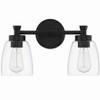 Craftmade Lighting Henning 2 - Light Vanity in  Flat Black - 3 of 4