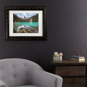 Trademark Fine Art Pierre Leclerc Joffre Lake Beauty Matted Framed Art - 1 of 4