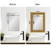 Amanti Art Mirror Makeover Bathroom Mirror Frame Border Kit - Fully Assembled Peel and Stick Frame - Mirror NOT Included - Parlor Trim - 4 of 4