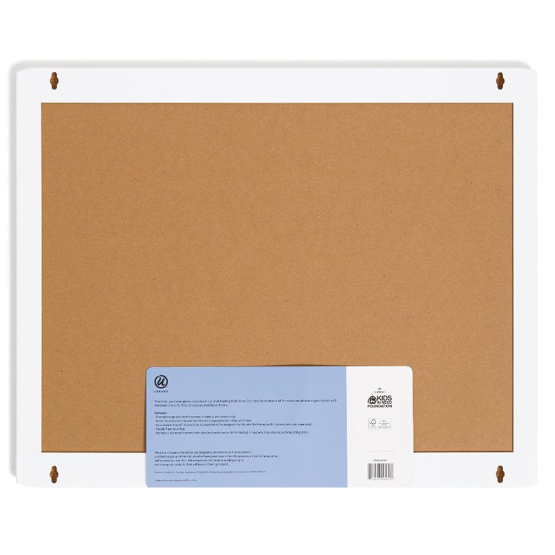 U Brands 16&#34;x20&#34; Pin-it Frame Magnetic Dry Erase Board Value Pack, 4 of 12