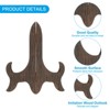 Unique Bargains Imitation Wood Adjustable Folding Picture Frame Display Stand 3 Pcs - 3 of 4