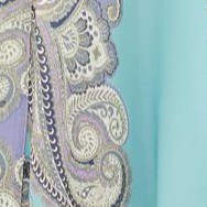 turq floral paisley