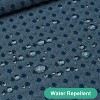 LunaLulinlk Waffle Weave Fabric Shower Curtain ,Moonlight Blue,71"Wx72"L - 3 of 4