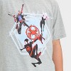 Boys' Spider-Man Short Sleeve Graphic T-Shirt - Heather Gray - 2 of 4