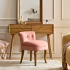 Serena Vanity Stool With Tufted Backrest | HULALA¬†HOME - 2 of 4