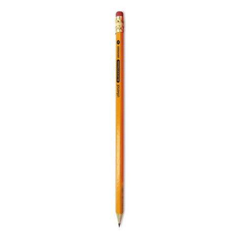 Universal Deluxe Blackstonian Pencil, HB (#2), Black Lead, Yellow Barrel, Dozen - image 1 of 4