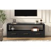 Minimalist TV Stand with 3 Drawers, Sideboard Cabinet with Spacious Surface and Durable Construction for living room - 3 of 4